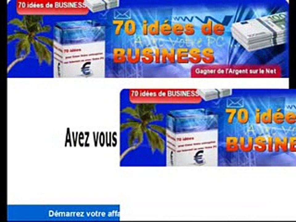 Idées de business sur internet