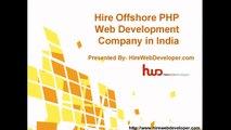 Hire Offshore PHP Web Development Company India