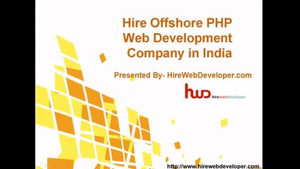 Hire Offshore PHP Web Development Company India