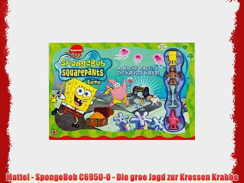 Mattel - SpongeBob C6950-0 - Die groe Jagd zur Krossen Krabbe