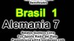 (Historico) Brasil 1 Alemania 7 (Relato Gustavo Cima) Mundial Brasil 2014 Los goles