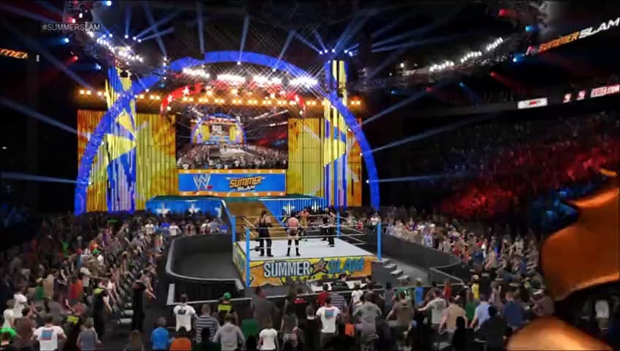 Summerslam 2015 part 3 [Kevin Owens et Justin Gabriel vs Wade Barrett et Kevin Nash - Tag Team Championship]