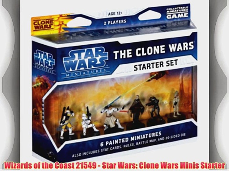 Wizards of the Coast 21549 - Star Wars: Clone Wars Minis Starter