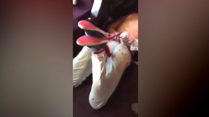 Attentat déjoué du Thalys : les images du tireur neutralisé