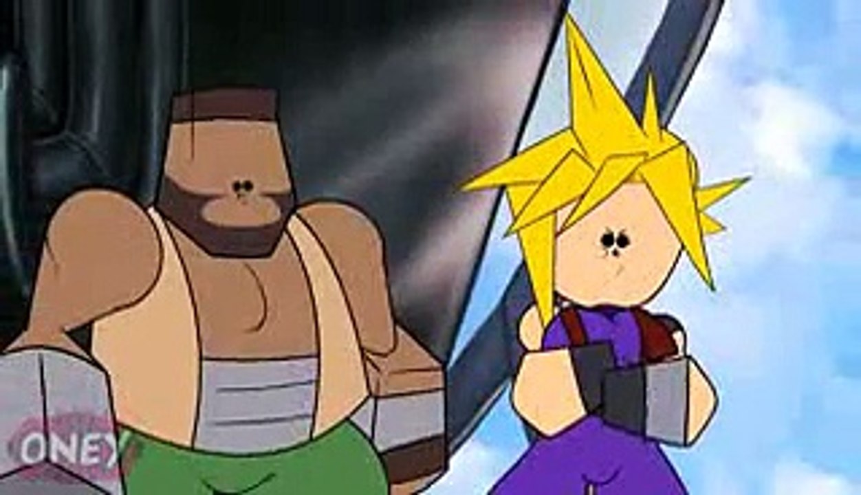 Saxen Van Coller: Pointy Bits (Final Fantasy 7 Parody) - Oney Cartoons