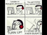 I woke up in a new Bugatti lyrics