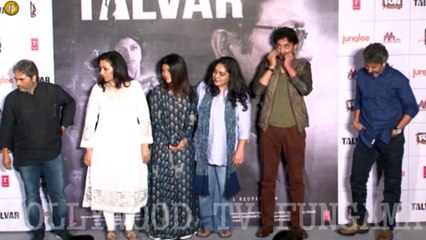 TRAILER LAUNCH OF TALVAR BY VISHAL BHARDWAJ,IRFAN KHAN,KONKNA SEN & MEGHNA GULZAR