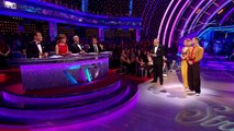 Bruno Tonioli falls off his chair laughing on Strictly Come Dancing