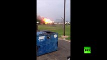 فيديو للحظة الانفجار في مصنع الأسمدة في ولاية تكساس الأمريكية