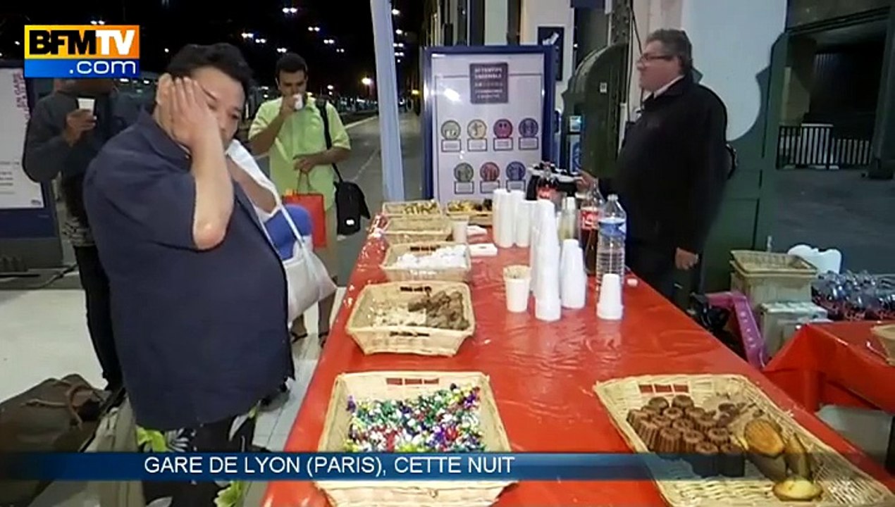 Inondations: nuit de galère dans les gares et les trains