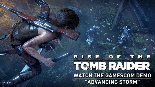 Rise of the Tomb Raider - Advancing Storm Stealth Playthrough (Xbox One) | Official Lara Croft Game
