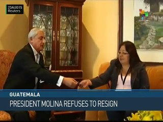 Guatemala: Despite Widespread Calls, President Refuses to Resign