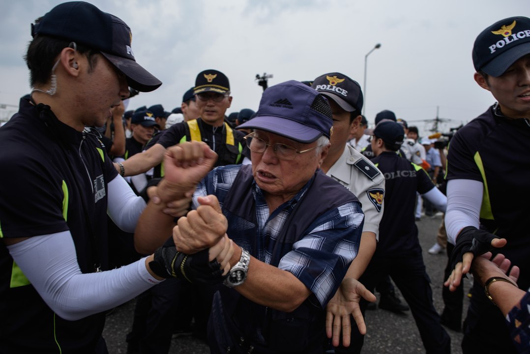 Corée du Sud : Des manifestations anti-Corée du Nord à la frontière