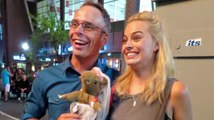Margot Robbie Receives Wedding Gift At Suicide Squad Wrap Party