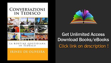 Conversazioni In Tedesco La Routine Quotidiana In Tedesco (German Edition) PDF