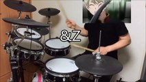 【Aldnoah.Zero】【OP 2】-&Z-【drum cover】【叩いてみた】