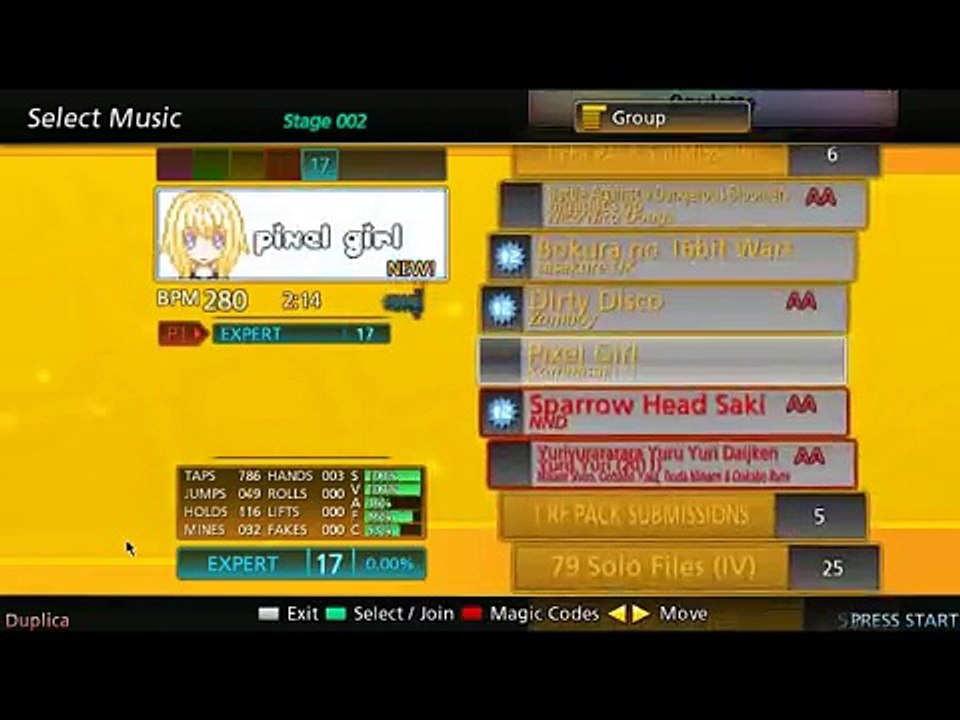 [Stepmania 5] 雀頭市　【咲-Saki-×座頭市】 (4key)