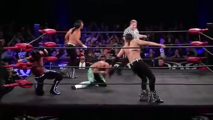 Bullet Club Ultimate Combo Fatality Finish on Matt Sydal
