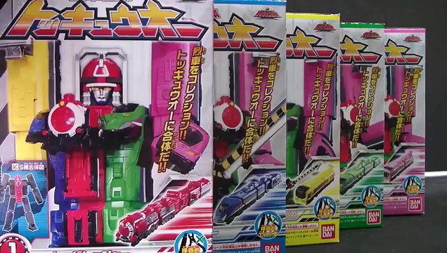 đồ chơi siêu nhân 파워레인저 트레인포스 미니 트레인 1 ~ 5 호 장난감 만들기 Toqger Toys