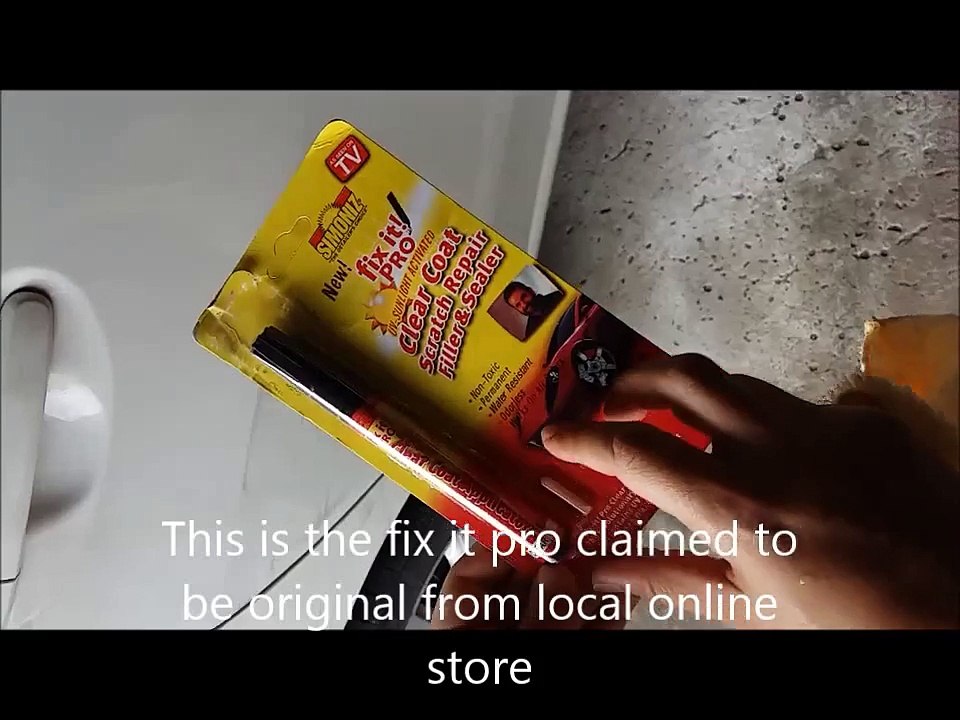 Fake Fix It Pro car scratch removal pen