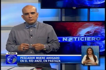 Pescador muere ahogado en el río Anzú, en Pastaza