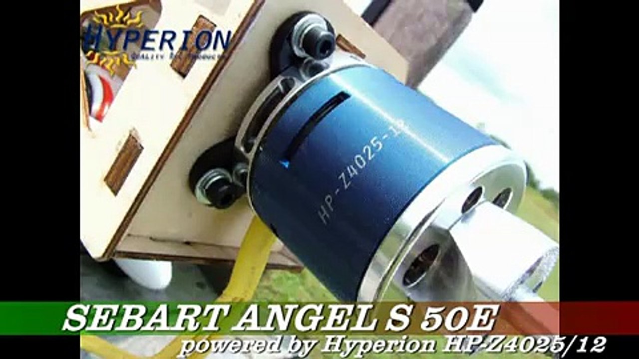 SEBART Angel S 50E powered by HYPERION Z4025/12 OUTRUNNER