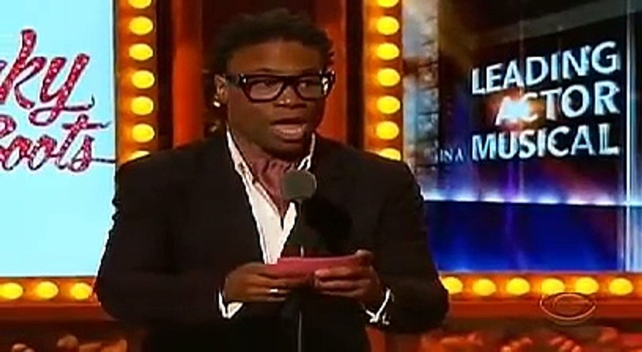 Billy Porter of Kinky Boots wins Best Actor in a Musical at 2013 Tony Awards