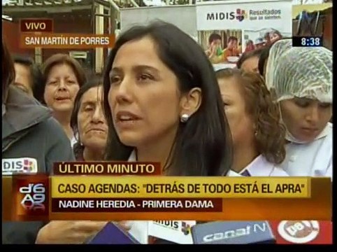 Nadine Heredia: El Apra sacó “agendas” para tapar narcoindultos