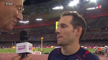Lavillenie décroche le bronze lors des Mondiaux d'athlétisme : 