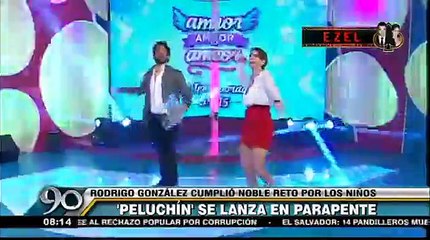 ‘Peluchín’ se lanzó del cerro San Cristóbal