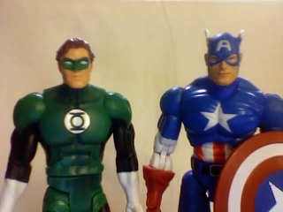 Hi, I'm a Marvel...and I'm a DC  Captain America and Green Lantern