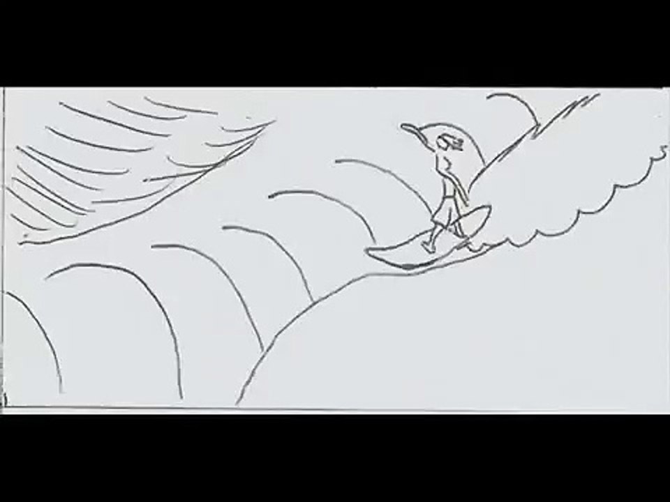 Floater surf cartoon