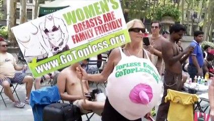 A New York, ces femmes se battent pour pouvoir montrer leurs seins