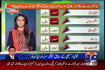 Should Ayaz Sadiq still be NA Speaker after taking Stay Order from SC __ Saleem