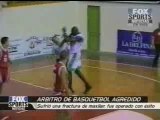 Basketball Player Knocks out Referee