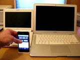 Boot Time MacBook Air SSD White vs Asus Eee Pc 901 Leopard and Runcore SSD! WOW!!!