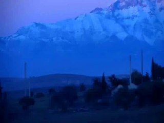 Djurdjura un soir d'hver..   جبل جرجرة مساء يوم شتوي