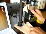 小さい卓上ボール盤作ってみた／ DIY bench Drilling machine