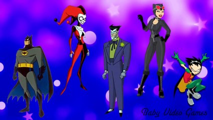 Batman SUPER HERO Cartoon Nursery Rhymes for Kids _ Finger Family