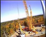 Best Wind Turbine Building Video! Enercon E-82 Construction Site FPV RC Fly Through Crane Helicopter