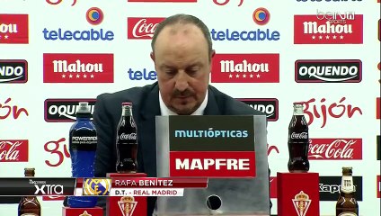 Rafa Benítez analiza el partido del Real Madrid