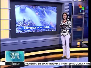 #Líbano: al grito de "apestan" miles protestan contra gobierno