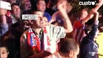 Aficionados del Sporting despidieron a Cristiano Ronaldo entre gritos de ¡Messi, Messi!