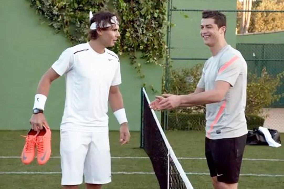Cristiano Ronaldo vs Rafa Nadal Tennis Match
