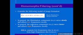 HOMOMORPHIC FILTERING IN IMAGE PROCESSING (IN HINDI)