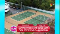 Claudia Villafañe aclara los dichos de Paola Migueles