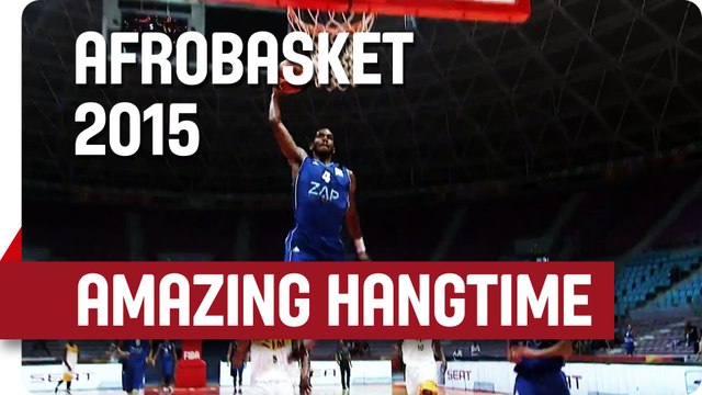 Coronel Slams it One-Handed! - AfroBasket 2015