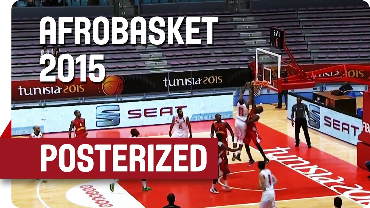 Zouita Posterizes Mozambique's Defense! - AfroBasket 2015