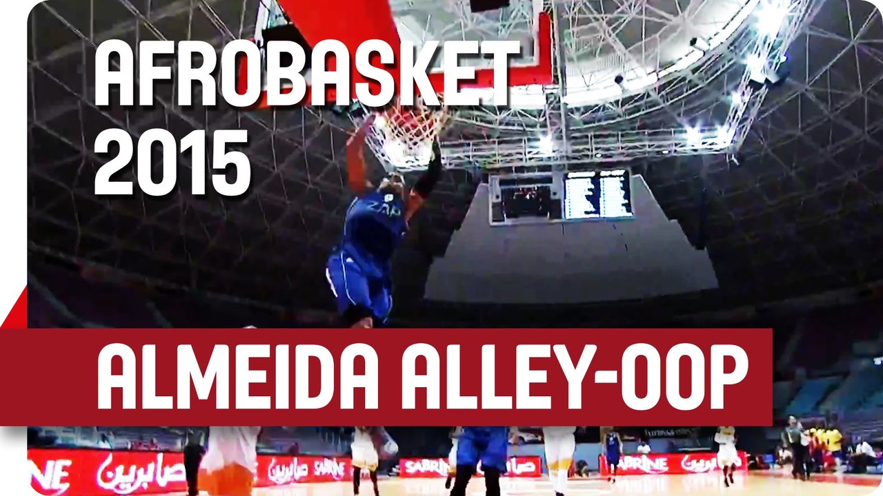 Ivan Almeida Hits the Alley-Oop Dunk! - AfroBasket 2015