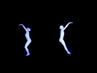 Attraction Black Light & Shadow Theatre - 'Human Ability' scene at Shanghai World Expo